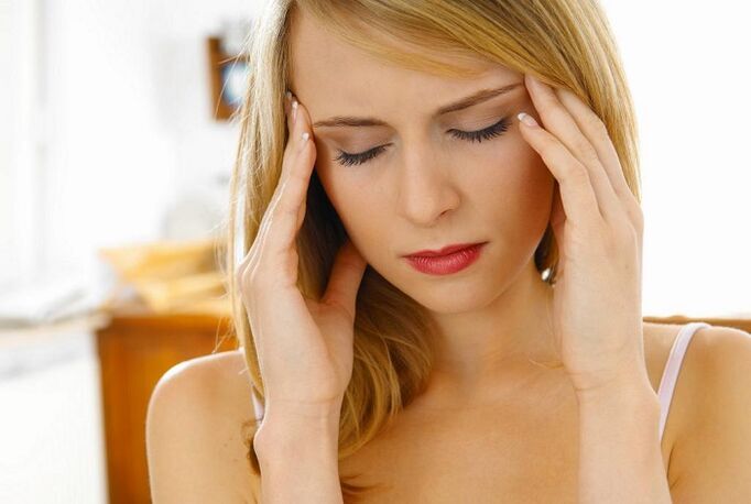 Kopfschmerzen mit zervikaler Osteochondrose